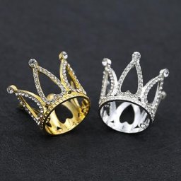 Guirxiété de perles romantiques pour enfants mini couronne diadèmes de princesse ornements de