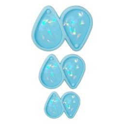 Porte-clés ombre et lumière moule en époxy pour bricolage collier artisanal boucles d'oreilles