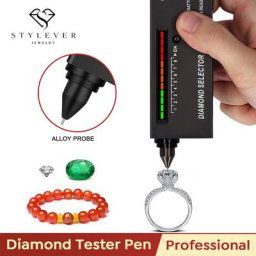 Testeur de diamant professionnel de haute précision 2 pierres rondes Moissanite 4 griffes