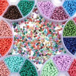 Perles de Verre pour Travaux Manuels 1 Ensemble Breloques Tchèques Clip Entretoise pour Bijoux