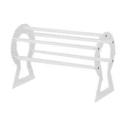 Organisateur de bijoux transparent 4XBE pour adolescentes support de stockage de bandeaux cadeaux