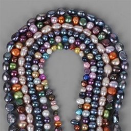 Perles d'Eau Douce de Couleur Naturelle 100% Vraie Perle Baroque pour Bricolage Bracelet