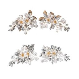 Clip de chaussure en cristal perle de mariée boucles brillantes de mariage pour femmes fête