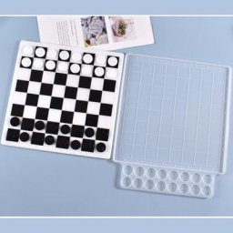 Moule en résine époxy cristal jeu de société International moulage d'échecs en Silicone 2022