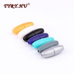 Fermoir à perles en plastique argenté sécurité pour bébé or fabrication de bijoux Bracelets à