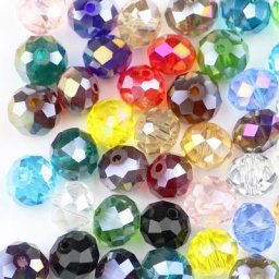 HGKLBB – perles en cristal autrichien 10mm 20 pièces perles rondes à facettes en verre perles