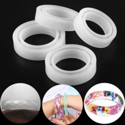 Moule à motif losange en Silicone transparent résine époxy UV véritable moule à fleurs pour