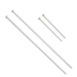 Épingle à ongles à tête plate en acier inoxydable couleur argent 16m 20 25 30 35 40mm 100 pièces