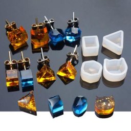 Doreen Box-Moule en résine de silicone pour bijoux exécutifs chat carré triangle 3D blanc fait