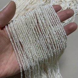 Perles d'isolation de perles d'eau douce naturelles bracelet de bricolage boucles d'oreilles