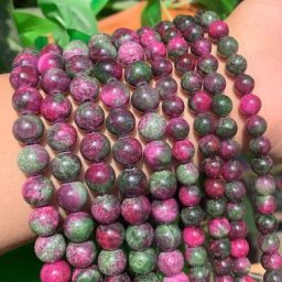 Perles de jade perse en pierre naturelle Tourmaline pour la fabrication de bijoux perles rondes