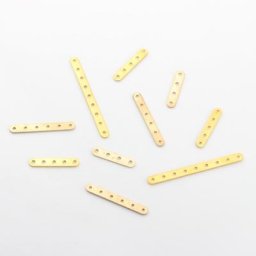 Connecteur en cuivre doré 50 pièces perles d'espacement amples pour la fabrication de bijoux à la