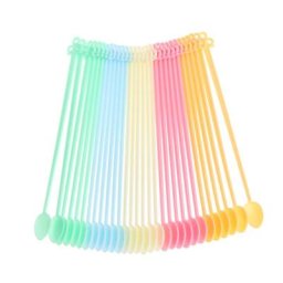 Mélange de tiges en résine époxy 30 pièces cuillère à mélanger bâton d'outils en plastique