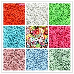 Perles détachables en acrylique pour sac à main 20 pièces connecteurs colorés de 17x23mm
