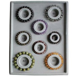 Plaque de mesure perlée pour bracelet et collier conception de bijoux à bricoler soi-même taille