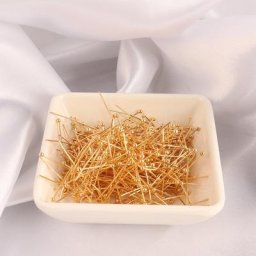 50-100 pcs/lot épingles à tête d'oeil en acier inoxydable 316L pour la fabrication de bijoux