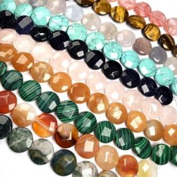 Pierres précieuses naturelles pour femmes Agates perlées à facettes quartz Rose perles