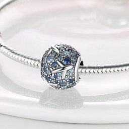 PlMicharms of Ley-Bracelet et collier en argent pour femme pavé motif d'avion pendentif document