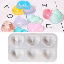 Porte-clé en forme de fesses d'amour moule en Silicone avec trou pendentif moule fait à la main