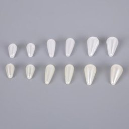Perles en plastique ABS pour la fabrication de bijoux lot de 50 à 100 pièces Imitation de perles