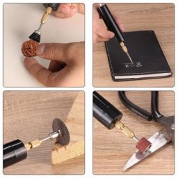Mini Electric Drill Handheld Drill Bits Kit Epoxy Resin Jewelry Making Wood Craft Tools 5V USB Plug