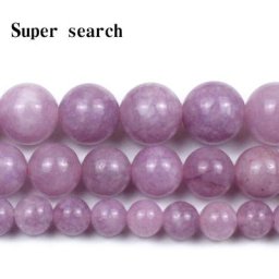 Jades violet foncé naturel perles rondes en pierre de calcédoine pour la fabrication de bijoux