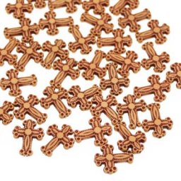 COOM GAI-Perles d'Espacement Croisées en Acrylique pour Bijoux de Direction 13x16mm 100 Pièces