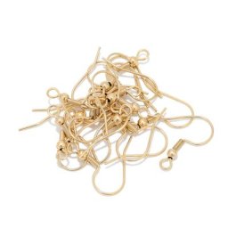Fermoirs de boucle d'oreille en acier inoxydable fils d'oreille or rose crochet de boucle