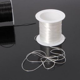 Cordon élastique transparent en Polyester pour la fabrication de bijoux