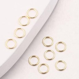 Anneaux de saut ouverts en argent Sterling 925 30 pièces connecteurs de cercle fendu Direct