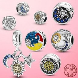 Perles de charme pendantes en argent 2022 pour femme bracelet Pandora original bijoux à bricoler