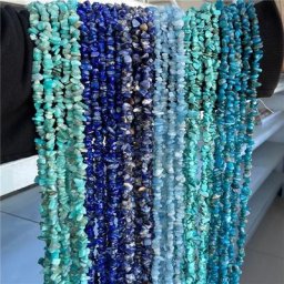 Perles en pierre de gravier naturelle irrégulière de 5 à 8MM petites puces Agates améthystes de