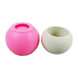 Moule rond en Silicone pour Pot de fleur chandelier en époxy support de stylo 41QC