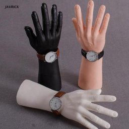 Simulation de modèle de main pour hommes support de main bague de montre masculine bijoux