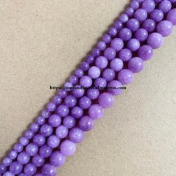 Perles Rondes en Pierre Naturelle pour Travaux Manuels Accessoire de Qualité A Cordon CAN-ac