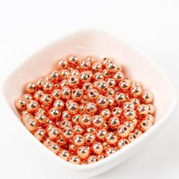 Perles rondes en cuivre CCB pour la fabrication de bijoux accessoire de DIY 4mm 6mm 8mm 10mm