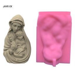 Moule à savon en 3D pour la décoration des enfants pour les bougies les embrasses les statues