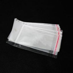Sacs en plastique OPP à fermeture auto-adhésive transparente 6x12cm (trou de suspension) 200
