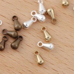 BASEHOME – connecteur d'extrémité de chaîne pour perles 3x6mm 100 pièces/lot accessoires de