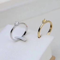 Nouvel arrivage de bagues ajustables en argent Sterling 925 5 pièces/lot cristaux de Jade perles