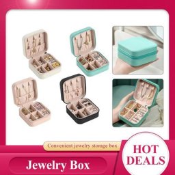 Boîte de rangement de bijoux 10*10*5cm organisateur de bijoux boucles d'oreilles collier bague
