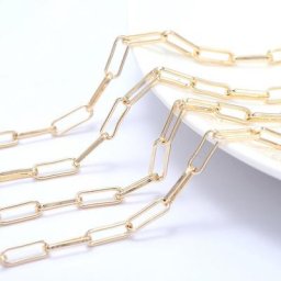 JOFor-Bijoux en cuivre plaqué or véritable 14 carats collier et bracelets à faire soi-même