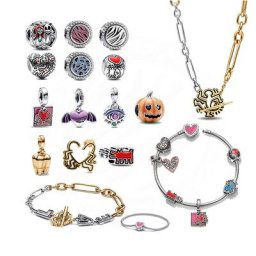 Bracelet de Perles Original pour Pandora Pendentif à Breloques Série Pamono Haring en Vrac pour