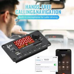 Carte décodeur MP3 amplificateur 2x50W 100W 12V Bluetooth 5.0 lecteur de voiture USB