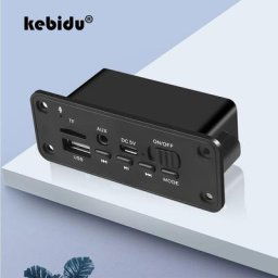 Kebidu – carte décodeur MP3 DC 5V Bluetooth WMA Module Audio Radio USB TF sans fil récepteur FM
