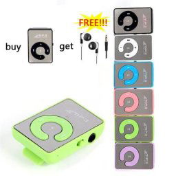 Mini lecteur MP3 portable à clip baladeur de musique lecteur multimédia pour sports de plein air