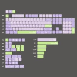 Capuchons de touches sur le thème de la µ aucun profil PBT Full prédire DYE Subbed 140 prédire
