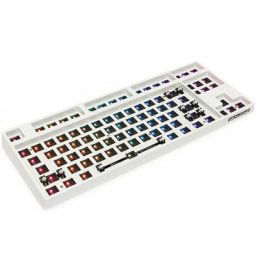 Kit de bricolage de clavier mécanique filaire Bluetooth MX GK87 GK87S TKL rvb échange à chaud
