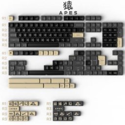 GMKY AFSA APES EllYCAP ABS Double Shot Keycap aucun commutateur MX capuchons continent pour
