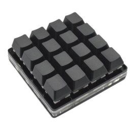 Clavier mécanique noir à 16 touches raccourci personnalisé prédire matériel programmable